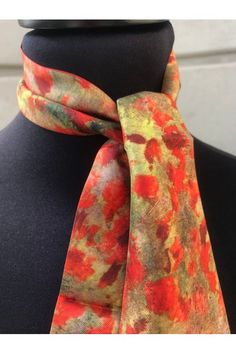 Silk Scarf - Monet – Coquelicots Museum Collection - © Trendy, timeless and essential accessory that ties around the wrist, neck or waist. Size: 7 x 100cmComposition: Twill 14, 100% SilkMade in France Entreprise du Patrimoine Vivant Certification The Entreprise du Patrimoine Vivant (EPV) label is a state distinction awarded to French companies that demonstrate excellent traditional and industrial know-how. It is awarded to manufacturers committed to the high performance of their craft and their Red Tie As A Summer Gift, Classic Adjustable Neckwear For Spring, Elegant Red Spring Ties, Elegant Red Ties For Spring, Elegant Red Spring Tie, Fitted Neckwear For Summer Gifts, Red Fitted Neckwear For Gift, Fitted Red Neckwear For Gift, Elegant Red Adjustable Neckwear