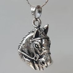 Impressive High-Quality Horse Pendant, made of Solid 925 Sterling Silver. PRODUCT SPECIFICATIONS Product ID: 11-0967-510 Metal Purity: Solid 925 Sterling Silver Pendant Size (Inch): H 1.17, W 0.98 Pendant Size (Mm): H 30, W 25 Thickness: 0.2" / 5.5 mm Weight: 10.5g INCLUDE - Top Quality Silver & Gold Polishing Cloth and VY Jewelry Bag Horse Pendant, Horses Pendant, Silver Earrings Handmade, Horse Lovers, Gifts For Horse Lovers, Jewelry Bag, Silver Jewelry Pendant, Jewelry Outfit, Horse Head