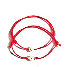 ✭ This adorable red string bracelet is perfect for women, kids, and babies! It features a personalized initial letter and optional gold-filled or sterling silver accent balls for a touch of sparkle. The bracelet adjusts easily with two sliding knots, making it super comfortable to wear. Plus, it's waterproof, so you can keep it on while bathing or swimming. Enjoy free shipping within the USA, and it's ready to ship today, making it a great gift or treat for yourself! ♡ 𝗕𝗹𝗲𝘀𝘀𝗶𝗻𝗴 𝗰𝗮𝗿𝗱 Adjustable Red Friendship Bracelets With Letter Beads, Trendy Adjustable Bracelets With Initials, Red Adjustable Jewelry For Personalized Gift, Adjustable Red Jewelry For Personalized Gifts, Red Adjustable Bracelets For Everyday, Adjustable Red Bracelets For Everyday, Adjustable Red Bracelet With Letter Beads, Red Resizable Friendship Bracelets For Everyday, Trendy Personalized Red Friendship Bracelets