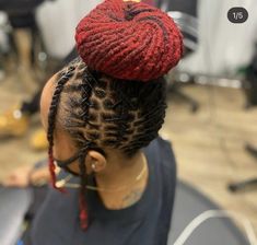 Low Bun Dreadlock Hairstyles, Messy Loc Bun Dreadlocks Updo, Dreadlock Buns Black Women Dreads, Loc Barrel Ponytail, Loc Ponytail Styles, Updo Locs Hairstyles For Women, Loc Updo