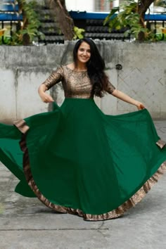 soft and comfort garment with ethnic look with best price. Outfitted with no extra cost. Additional dupatta/shawl can be added,  cost will be extra. डिजाइनर कपड़े, Gown Party Wear, Long Gown Design, Lehnga Dress, Frock For Women, Salwar Designs, Girls Frock Design, Long Gown Dress, Long Dress Design