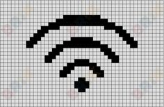 a cross stitch pattern with an eye on it