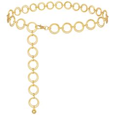 PRICES MAY VARY. Adjustable Circle Chain Belt: Composed of metal o rings for the whole belt, you can fix this gold circle belt anywhere you want to show different look; Available in three sizes: S for waist up to 29", M for waist up to 37", L for waist up to 45" Premium Metal Belt Chain: Crafted from quality metal alloy with micro spiral pattern, our metal chain belt looks more sparkling to ensure trendy style while keeps wear resistant for long time using Easy to Use: The classic lobster claw b Circle Chain Belt, Trendy Belts For Women, Belts For Women Dresses, Gold Waist Chain, Jewel Belt, Gold Waist Belt, Circle Belt, Metal Chain Belt, Waist Chain Belt