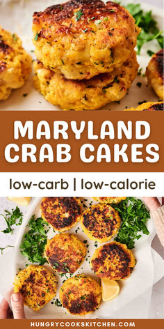 Indulge in these Maryland Crab Cakes, a savory and easy-to-make dish perfect for any occasion. Ready in just 25 minutes, these crab cakes are low-calorie, low-carb, and high-protein, making them an excellent choice for weeknight dinners, holiday parties, and seafood lovers. Enjoy these delicious crab cakes as an appetizer or main course. Check out this low-carb recipe now!