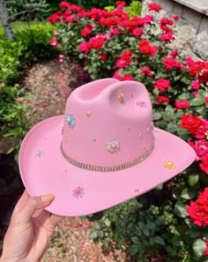 Colorful Cowboy Hat, Cowgirl Hat Decoration, Fun Cowboy Hats, Decorating Cowboy Hats, Cowboy Hats Decorated, Bedazzled Cowboy Hat, Diy Cowboy Hats, Kids Cowboy Hat, Cute Cowboy Hat