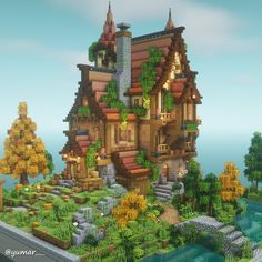 Case Minecraft, Minecraft Village, Mc Builds, Minecraft Modern