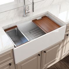 36" Fulton Fireclay Single-Bowl Farmhouse Sink with Offset Drain 36 Inch Farmhouse Sink, Sink With Accessories, Fireclay Farmhouse Sink, Farmhouse Apron, Apron Sink, Farmhouse Aprons, Fireclay Sink, Single Bowl Sink, Single Basin