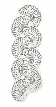 an intricate lace design on white paper