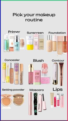 Makeup Routine Guide, Dior Blush, Natural Makeup Tips, Makeup List, 10 Essentials