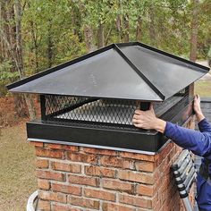 Chimney Crown - Chimney Cap - Cement Chimney Crown - Crown Rebuilding Diy Chimney, Diy Patio Ideas, Diy Patio Cover, Chimney Sweep, Diy Pool, Patio Diy