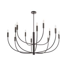 Mariana Home - Hayden 12 Light Chandelier 12 Light Chandelier, Foyer Lighting Fixtures, Candle Sleeves, Foyer Lighting, Candle Chandelier, Barn Style House, Brass Candle, Home Ceiling, Love Your Home