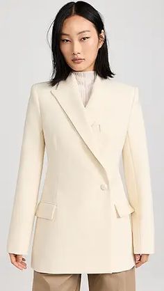 MMUSOMAXWELL Keyhole Blazer | Shopbop Blazer Fashion, Office Wear, New Arrivals, Blazer, Free Shipping, How To Wear