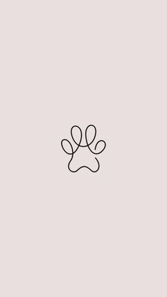 a dog's paw is shown in black on a light gray background with the words,