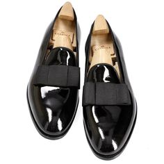 BLACK PATENT OPERA PUMPS Cordovan Shoes, Leather Industry, Shoe Horn, Exclusive Shoes, Black Socks, Shoe Tree, Travel Shoes, Goodyear Welt, Shoes Outlet