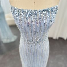 Dubai Evening, Arabic Women, Blue Pearls, Mesh Gown, Evening Dress Fashion, Arab Women, Classy Wedding, فستان سهرة, Wedding Formal