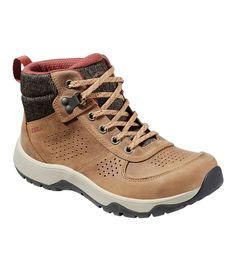 Women's Trailduster Hiking Boots | Hiking Boots & Shoes at L.L.Bean Functional Brown Lace-up Boots, Functional Brown Lace-up Hiking Boots, Rugged Waterproof Lace-up Hiking Boots, Leather Lace-up Walking Shoes For Hiking, Brown Walking Shoes With Round Toe For Adventure, Brown Round Toe Walking Shoes For Adventure, Brown Walking Shoes Round Toe For Adventure, Steel Toe Lace-up Boots For Outdoor Activities, Brown Lace-up Hiking Boots With Vibram Sole