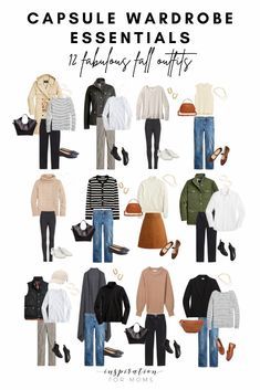 Fall And Winter Wardrobe Essentials, Fall Winter Outfits 2024, Fall Capsule Wardrobe 2024, Thrifting Inspiration, Create Capsule Wardrobe, Fall Travel Outfit, Capsule Wardrobe Casual, Capsule Wardrobe Women, Capsule Wardrobe Basics