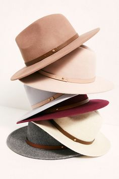 Women Hats Fashion, Fall Hats, Straw Fedora, Love Hat, Clothes Women, Outfits With Hats, Cute Hats, Wide Brimmed Hats, Felt Hat