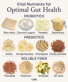 #nutrition #nutritionist #healthyeating #fitness #vegan #eatclean #plantbased #nutritioncoach #cleaneating  #diet #organic #health #healthylifestyle #healthy Gut Health Diet, Gut Health Recipes, Soluble Fiber, Gut Microbiome, Fiber Foods, Healing Food, Food Facts, Healthy Digestion, Fermented Foods