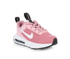 Give your little fashionista a stylish and comfortable start with the Nike Air Max Intrlk Lite Running Shoes. These sneakers are not just footwear; they're a cute and functional addition to your little one's wardrobe, making every step a delightful adventure. Textile upper in a casual sneaker style with a round toe, Lace up closure, Pull tabs on heel and tongue, Padded collar, Mesh upper details, Synthetic leather Swoosh, Air cushioning, Foam midsole, Waffle-inspired rubber outsole | Girls' Nike Nike Baby Shoes, Kids Nike Shoes, Baby Nike Shoes, Girls Footwear, Toddler Nike Shoes, Girls Tennis Shoes, Baby Nike, Nike Shoes Girls