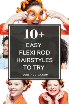 Heatless Curls Flexi Rods Tutorials, Flexible Rods Curls, Hair Rods Curls Tutorials, How To Use Hair Rods, Satin Flexi Rods, Flex Rod Set On Natural Hair, Heatless Curls Flexi Rods, Hair Rods How To Use, How To Use Flexible Curling Rods