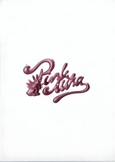 the word pepara written in purple ink on a white paper with an artistic flower