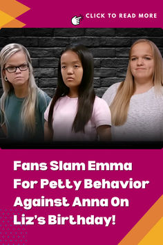 Reality,  Realityshow, Realitytv, TLC , 7 Little Johnstons,  Anna , Emma , Liz Most Hated, Social Media Posts, Social Media Post, Social Media, Media