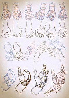 Drawing Anime Hands, Art Moto, Hand Gestures, Seni Dan Kraf, Hand Drawing Reference, Human Anatomy Art, Body Reference Drawing, Hand Reference, Gesture Drawing