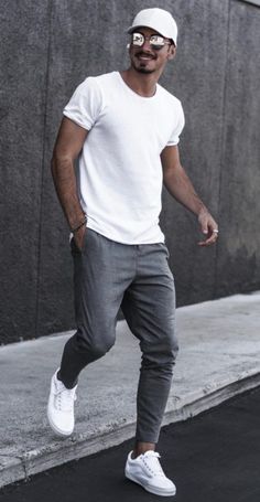 Jogger Outfit, Mens Summer Outfits, Slim Fit Blazer, Outfits For Men, Jordan Outfits, Joggers Outfit, High Street Fashion