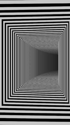 an abstract black and white image with lines going through it in a tunnel that looks like a maze