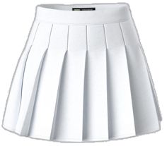 Mini Pleated Tennis Skirt, Spring Tennis Mini Skirt In Solid Color, Classic Fitted Tennis Dress For Spring, Fitted Solid Color Mini Skirt For Tennis, Fitted Tennis Dress With Lined Skirt For Spring, Fitted Spring Tennis Dress With Lined Skirt, Casual White Skort With Pleated Waist, Fitted Tennis Skort, Spring School Uniform Style Tennis Skirt In Solid Color