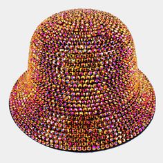 Brown Bling Bucket Hat Crown Circumference : 23" Crown Height : 3.5" Brim Height : 2.25" Material : 100% Polyester Usher Suits, Bling Hat, Mini Hats, Fancy Suit, Wedding Fascinators, Brim Hat, Fit N Flare Dress, Wedding Hair Accessories, Hat Fashion