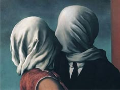 two people wearing headscarves are facing each other with the words morgane sendek above them