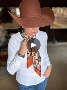 1.1K views · 60 reactions | Try styling your Navajo pearls with one of your smaller silk scarves or Wild Rags 😍 

www.ghcranchwear.com

#wildrags #navajopearls #8mmpearls #westernfashion #nfr24 #nfrfashion | Gilliland H&C Ranch Wear Small Silk Scarf, Navajo Pearls, 1k Views, Silk Scarves, Western Fashion