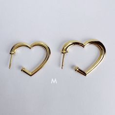 Yellow Gold Hoop Earrings For Valentine's Day, Heart-shaped Minimalist Hoop Earrings, Tarnish Resistant, Minimalist Heart-shaped Tarnish Resistant Hoop Earrings, Yellow Gold Small Hoop Huggie Earrings For Valentine's Day, Small Hoop Yellow Gold Earrings For Valentine's Day, Minimalist Heart-shaped Tarnish-resistant Hoop Earrings, Valentine's Day Yellow Gold Small Hoop Huggie Earrings, Elegant Tarnish Resistant Hoop Earrings For Valentine's Day, Tarnish Resistant Hoop Huggie Earrings For Valentine's Day