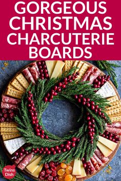 These holiday Charcuterie board ideas are simple and easy to recreate for a crowd. Perfect finger foods for Christmas day, office parties, school potlucks, New Years eve party, or any holiday celebration to make your snack table look cute!