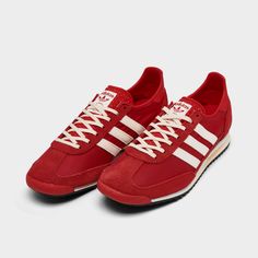 Women's adidas Originals SL 72 Casual Shoes | Finish Line Adidas Shoes Women, Dunks Nike, Nike Air Max For Women, Nike Tech Fleece, Nike Tech, Red Adidas, Newest Jordans, Tie Shoes, Finish Line