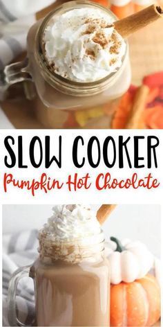 this is an easy recipe for pumpkin hot chocolate