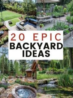 Half Acre Landscaping Ideas, High End Backyard Ideas, Backyard Destination Ideas, 2 Acre Backyard Ideas, Landscape Ideas Large Backyard, Backyard Design For Entertaining, Entertaining Garden Ideas, Ultimate Backyard Entertaining, Large Backyard Design Layout