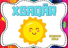 an image of a cartoon sun with the words xsadar on it