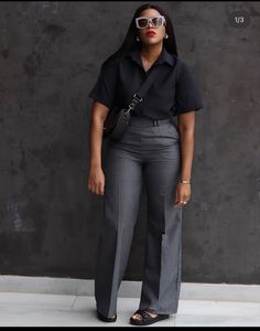 Offical Style Woman, Plus Size Cocktail Outfit Ideas, Outfits For Black Women Classy, Tomboy Work Outfit, Formal Casual Outfits Women, Business Formal Outfits For Women, Monochromatic Outfit Casual, Business Casual Outfits Fall, Fall Outfits For Black Women