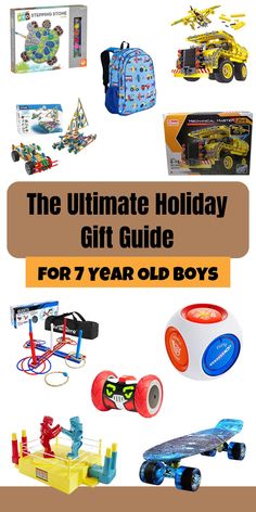 To find the best toys or gifts for little boys, check out our list of highly rated toys and gifts a 7 year old boy will love. These learning and developmental toys will also keep him entertained. Gift for Kids| 7 Year Old Gifts| Toys for 7 Year Old Boys| Toy Ideas| Toys for Boys| Toys for Kids| Gifts for Little Boys | Gifts for Kids who have everything| Gifts for students from teachers| Gift Ideas| Best Gift Ever| Toy Ideas, Boys Toys, Activity Pack, Memory Games, Reading Skills, Creative Thinking