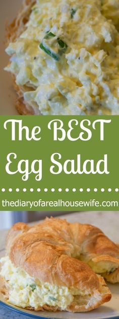 The Best Egg Salad. Need something to do with all those easter eggs this year? The best egg salad every! My kids even loved it. Egg Salads, The Best Egg Salad, Classic Egg Salad Recipe, Best Egg Salad Recipe, Egg Salad Sandwich, Classic Egg Salad, Turkey Pot Pie, Egg Salad Recipe, Cream Cheese Recipes