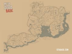 a map of the red dead base area