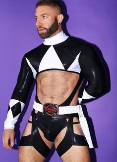 Pride Men Outfit, Gay Men Halloween Costumes, Male Festival Outfits, Striper Outfits, Gay Outfits, Rave Outfits Men