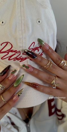 Crazy Nails, Dope Nails, Diy Nails, How To Do Nails, Christmas Nails, Nails Inspiration, Nail Inspo, Hair And Nails, You Nailed It