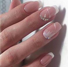 Nail Art Mariage, Wedding Nail Art Design, Bridal Nail Art, Wedding Nails Glitter, Pretty Nail Art Designs, Wedding Nails Design, Bridal Nails