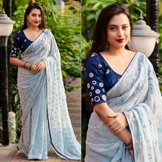 Light Blue colored saree is made from georgette fabric which is highlighted with beautiful sequins work as shown. comes along unstitched sequins embroidered art silk blouse piece which you can customise as per your design/style. Occasion - You can wear this saree for parties, functions and ideal for any fashionista. Note:- The actual product may differ slightly in color and design from the one illustrated in the images when compared with computer or mobile screen. Measurements: Saree : Georgette Blue Georgette Pre-draped Saree With Self Design, Semi-stitched Sequin Saree In Georgette, Semi-stitched Georgette Sequin Saree Fabric, Navratri Georgette Saree With Sequins, Blue Semi-stitched Georgette Saree, Unstitched Light Blue Saree, Semi-stitched Light Blue Saree With Pallu, Blue Embroidered Georgette Blouse Piece, Semi-stitched Sequined Chanderi Saree