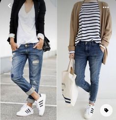 Outfits With Addis Sneakers, What To Wear With Adidas Shoes, Outfits With Adidas Shoes, Court Shoes Outfit, Adidas Outfit Casual, Adidas Sneakers Outfit, Adidas Shoes Outfit, White Tennis Shoes Outfit, Adidas Superstar Outfit