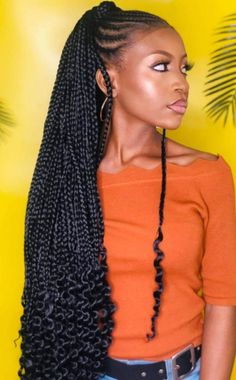 Long Braided Ponytail, Kids Cornrow Hairstyles, Silk Hair Bonnets, Stylish Ponytail, New Natural Hairstyles, Goddess Braids Hairstyles, Braided Ponytail Hairstyles, Cornrows Braids, Cornrow Hairstyles